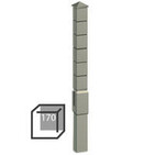 Бетонный столбик «кубик» 170х170х2000 мм